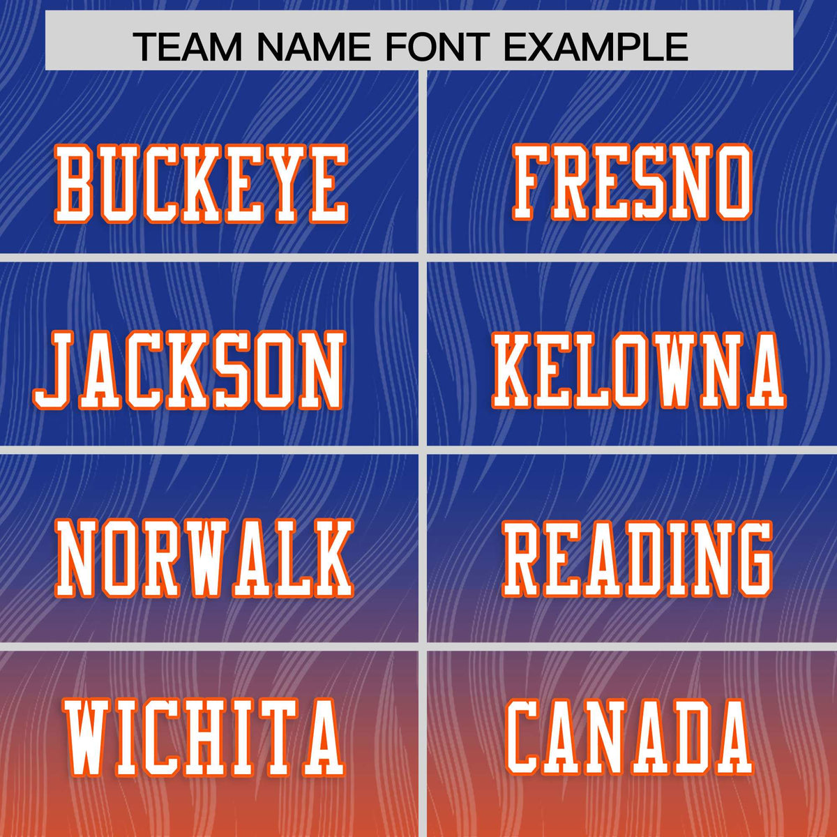 Custom Royal and Orange Gradient Fashion Outdoor Authentic Football Jersey