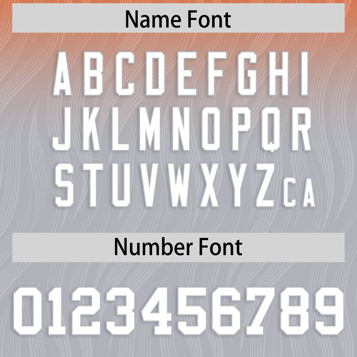 Custom Orange and Gray Gradient Fashion Outdoor Authentic Football Jersey