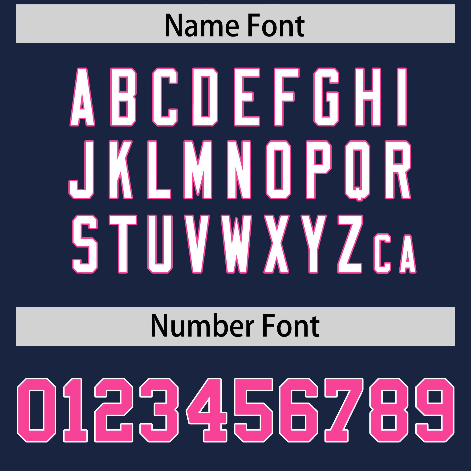 Benutzerdefinierte Navy Pink Personalisierte Schulter Stern Muster American Football Trikot