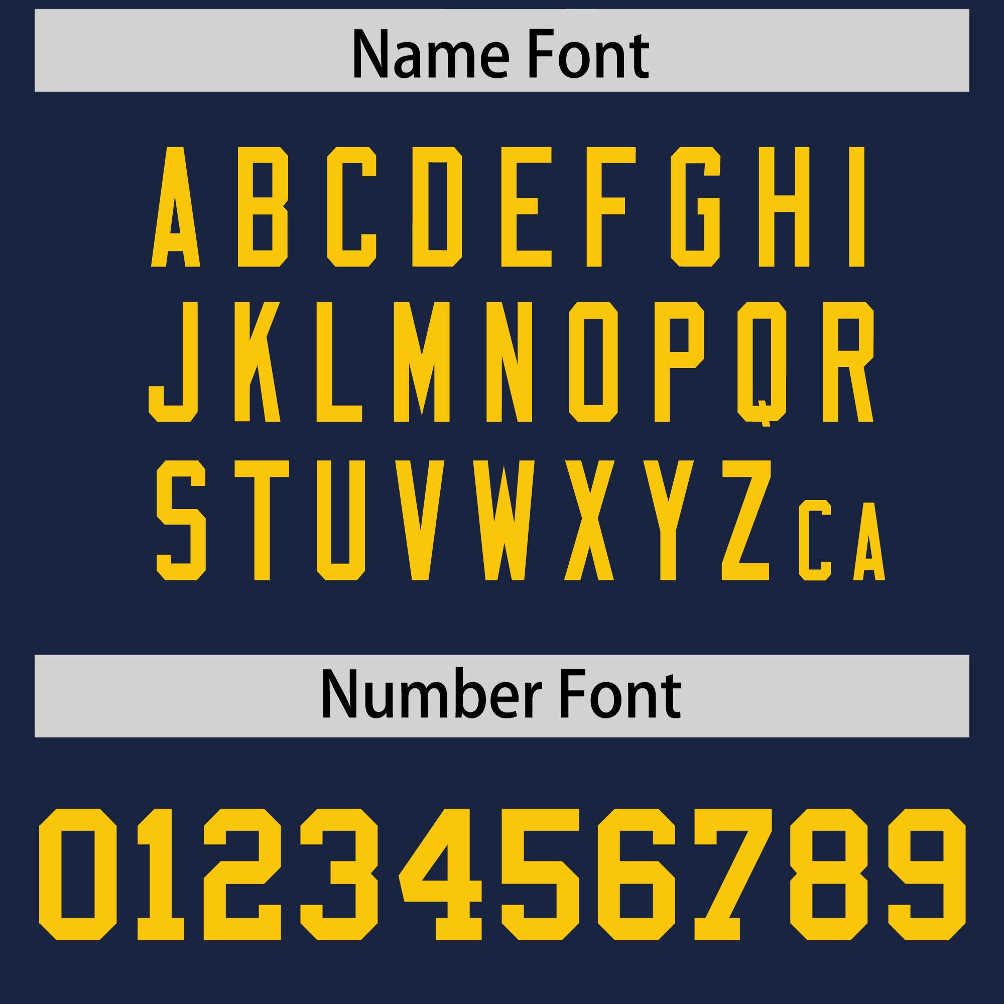 Benutzerdefinierte Navy Gold Personalisierte Schulter Stern Muster American Football Trikot