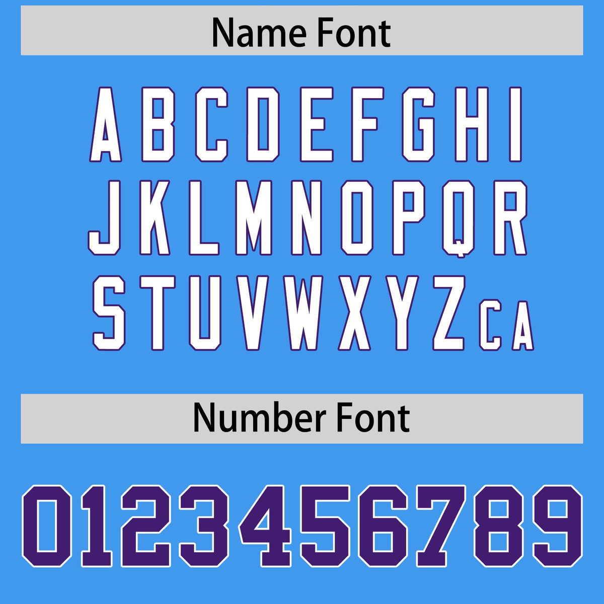 Custom Powder Blue Purple Personalized Shoulder Star Pattern Authentic Football Jersey