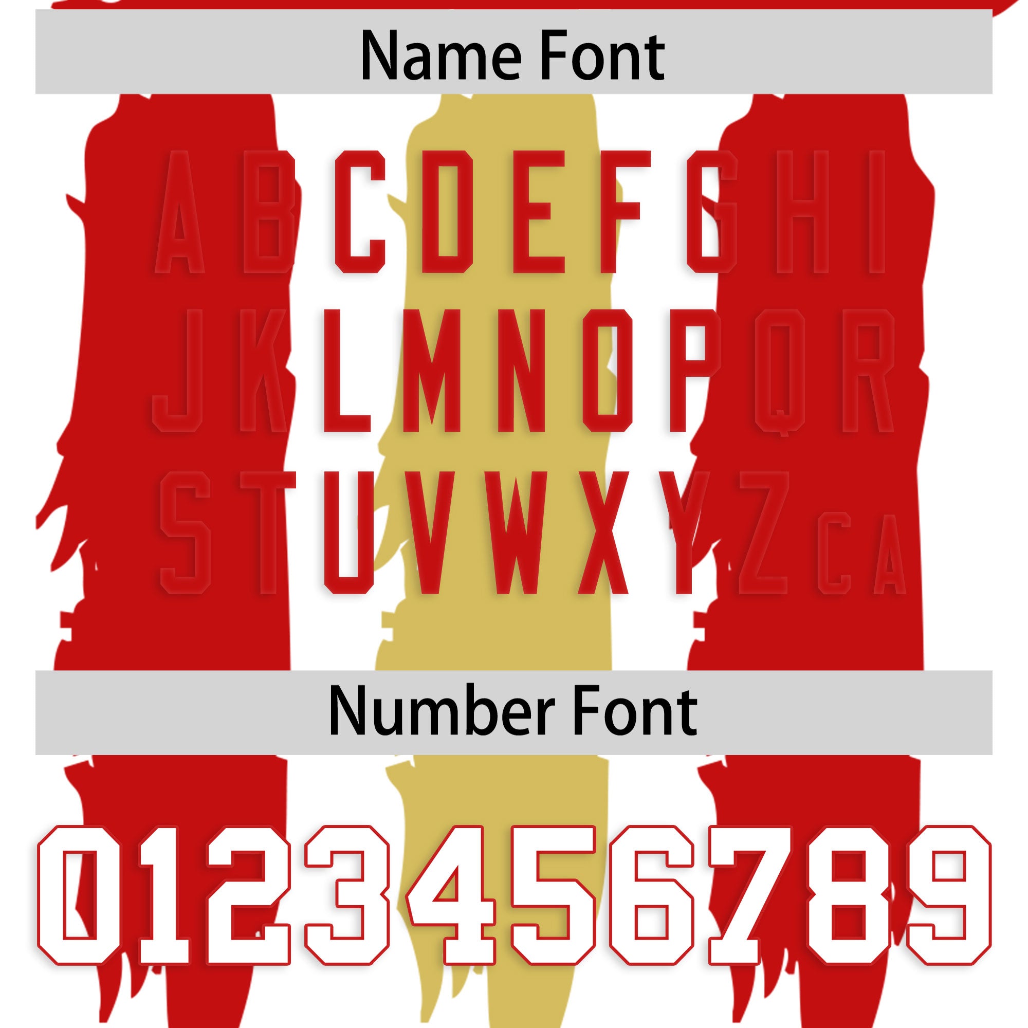 Custom White Red and Old Gold Graffiti Pattern Practice American Football Jerseys