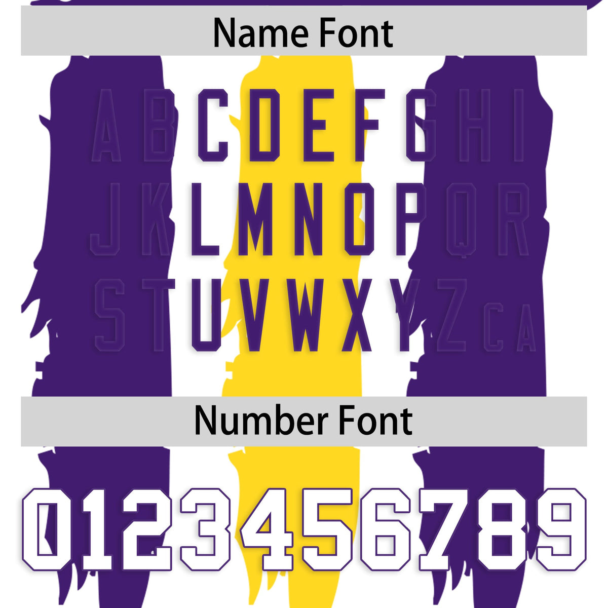 Custom White Purple and Gold Graffiti Pattern Practice American Football Jerseys