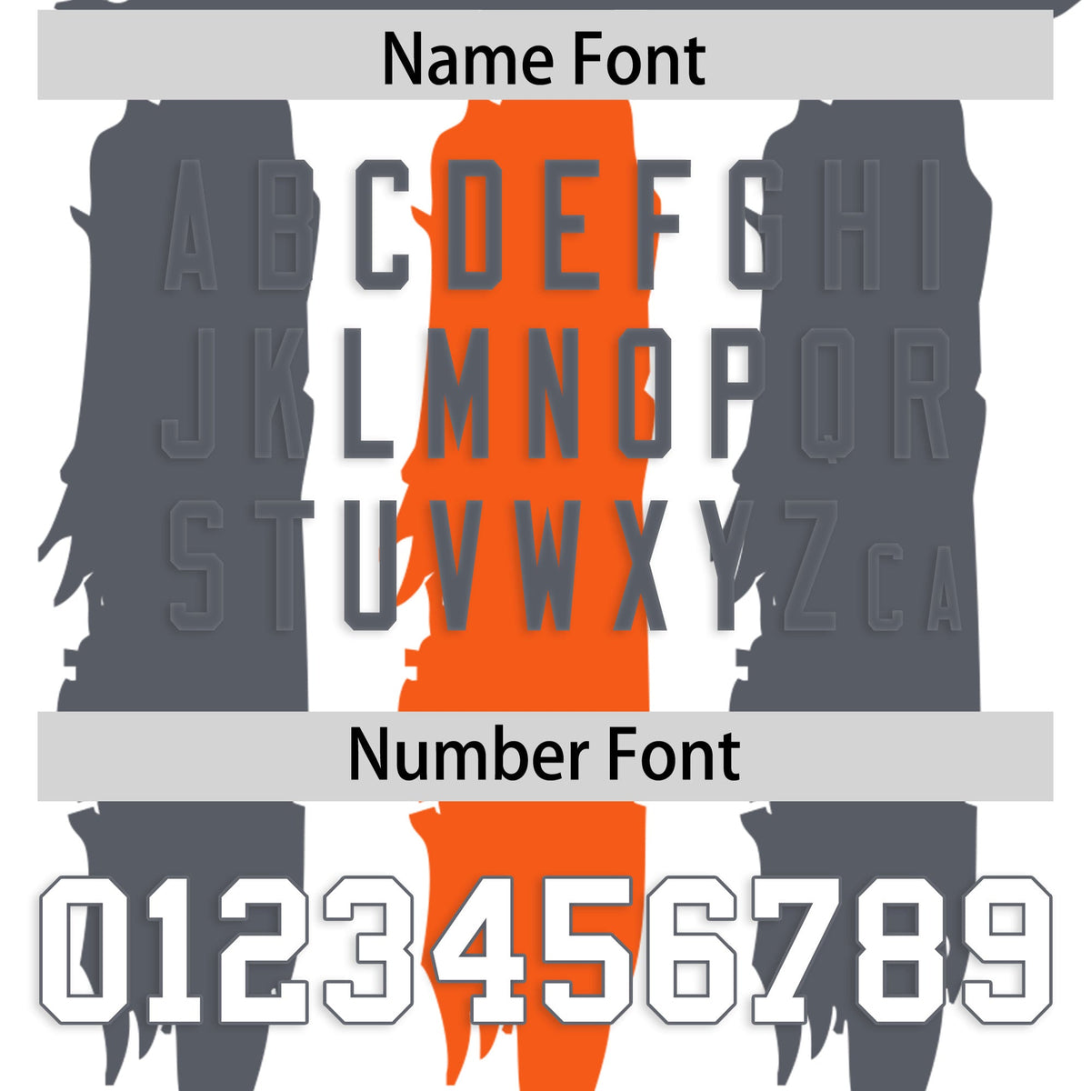 Custom White Dark Gray and Orange Graffiti Pattern Practice American Football Jerseys