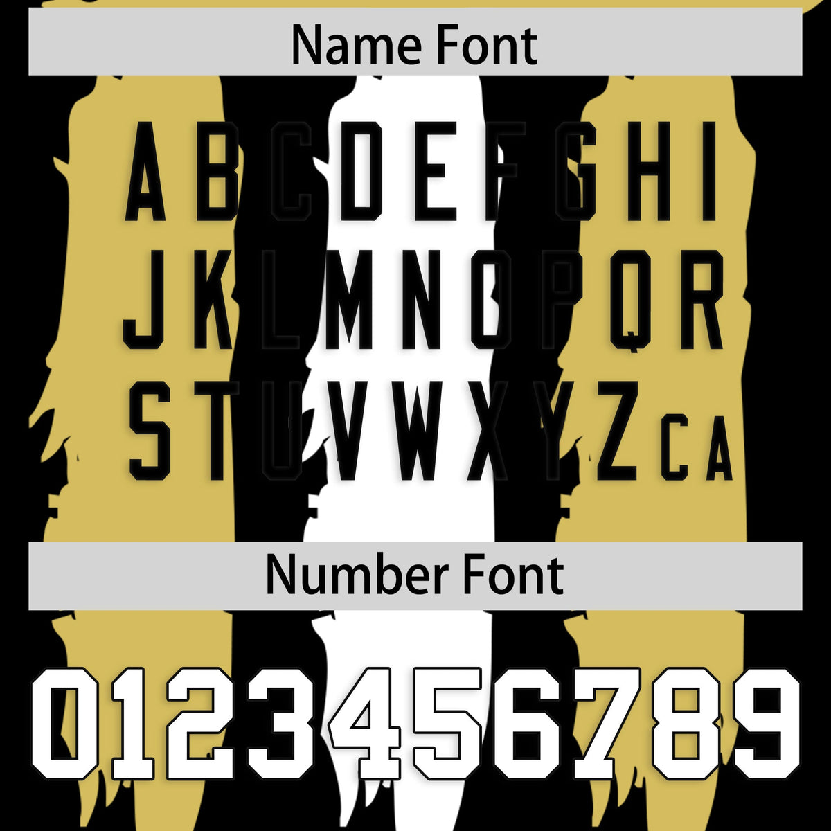 Custom Black Old Gold and White Graffiti Pattern Practice American Football Jerseys