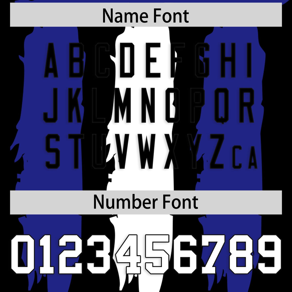 Custom Black Royal and White Graffiti Pattern Practice American Football Jerseys