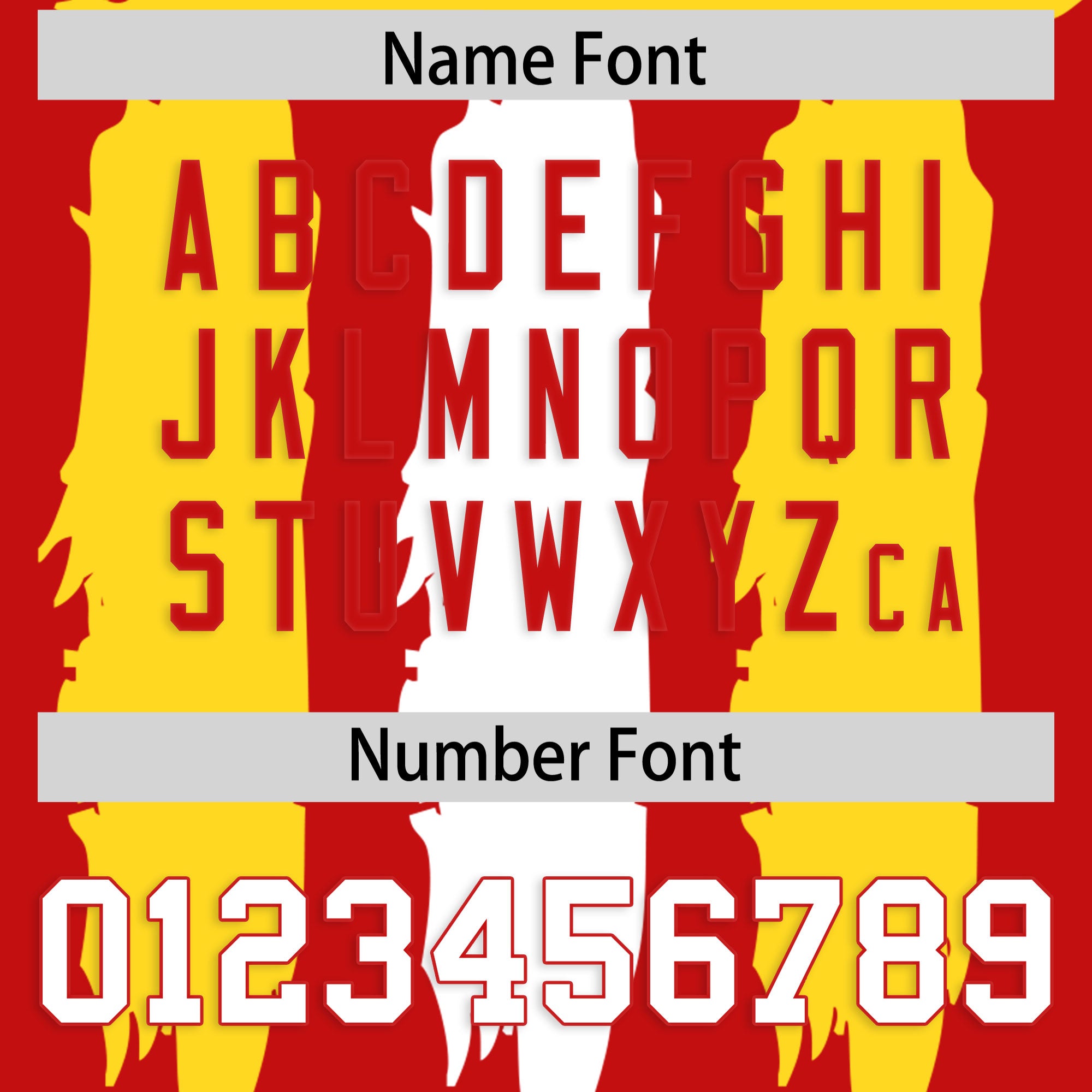 Custom Red Gold and White Graffiti Pattern Practice American Football Jerseys