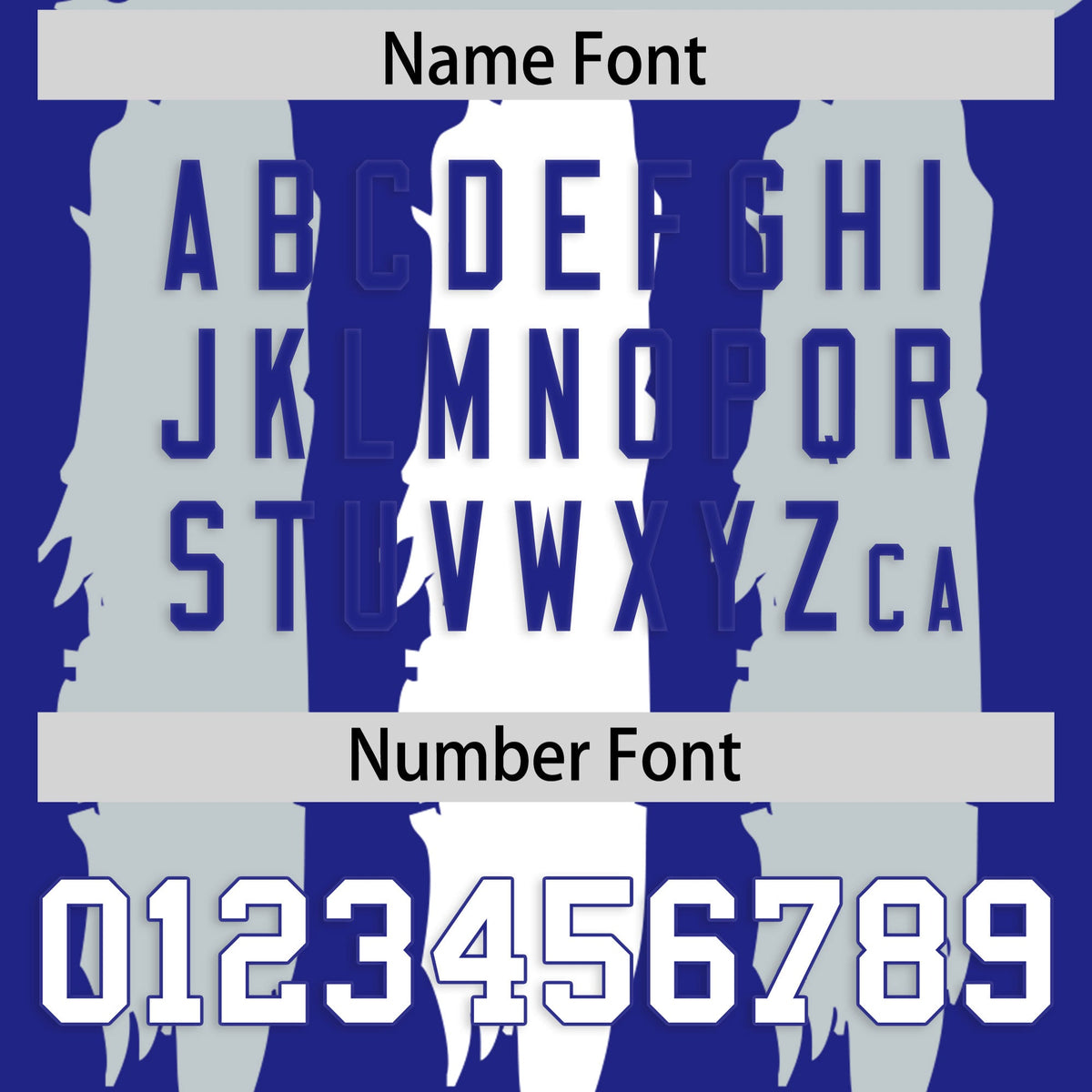 Custom Royal Silver and White Graffiti Pattern Practice American Football Jerseys