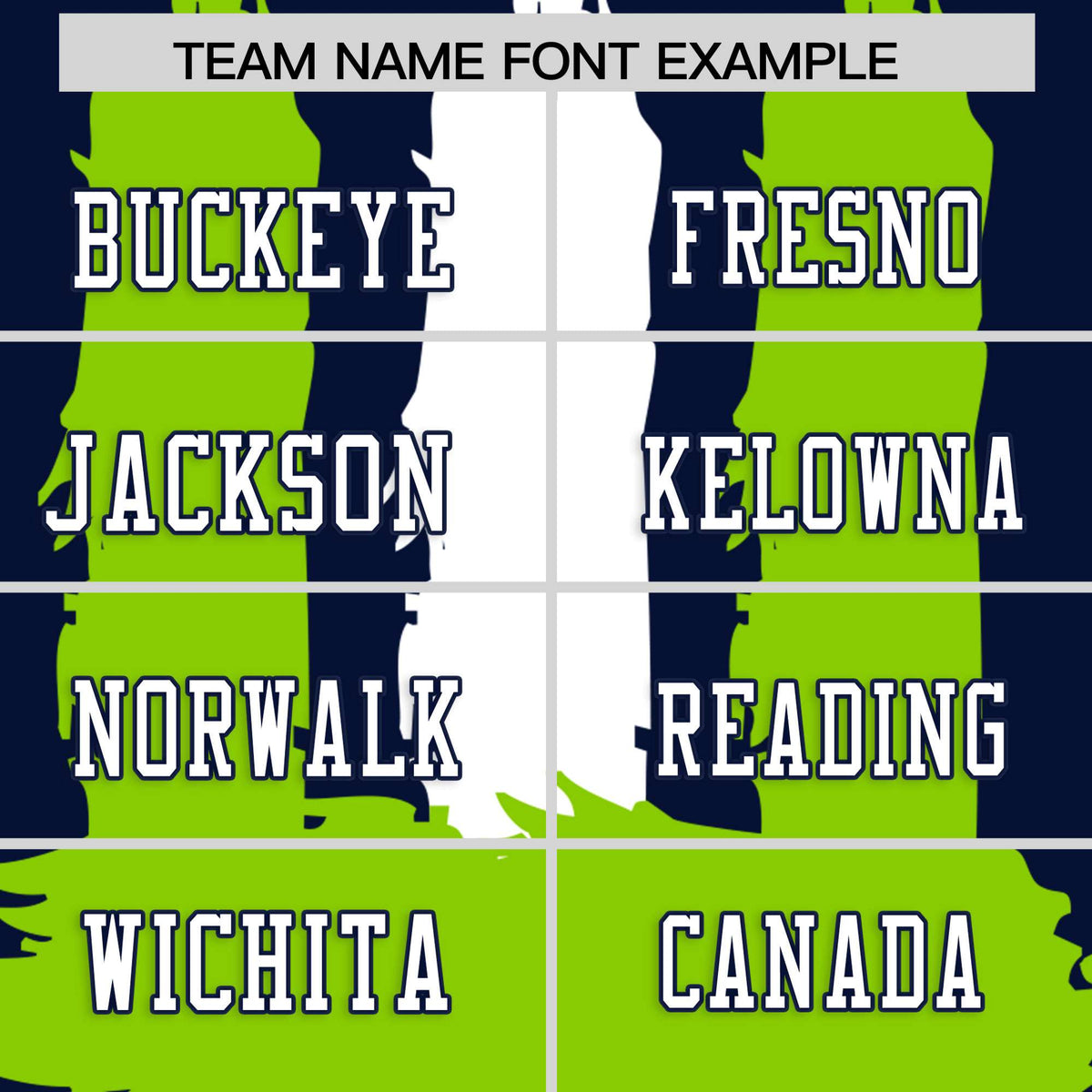 Custom Navy Neon Green and White Graffiti Pattern Practice American Football Jerseys