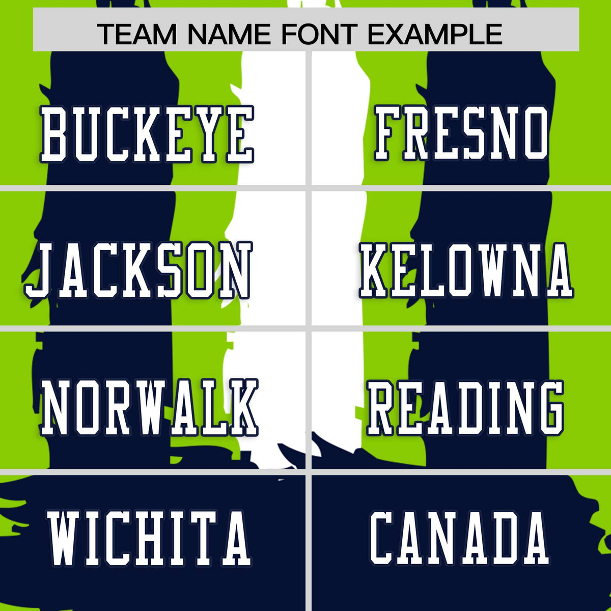 Custom Neon Green Navy and White Graffiti Pattern Practice American Football Jerseys
