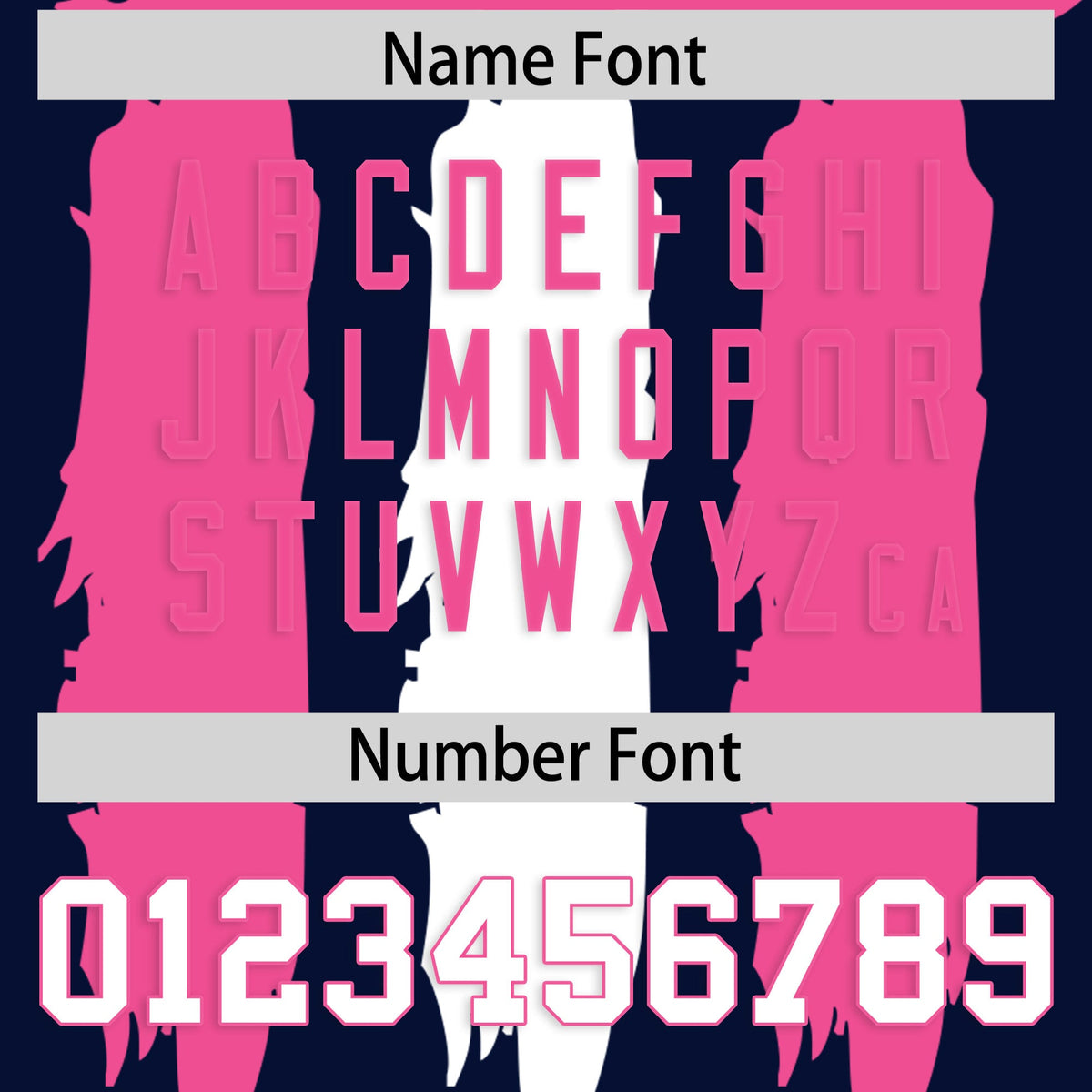 Custom Navy Pink and White Graffiti Pattern Practice American Football Jerseys