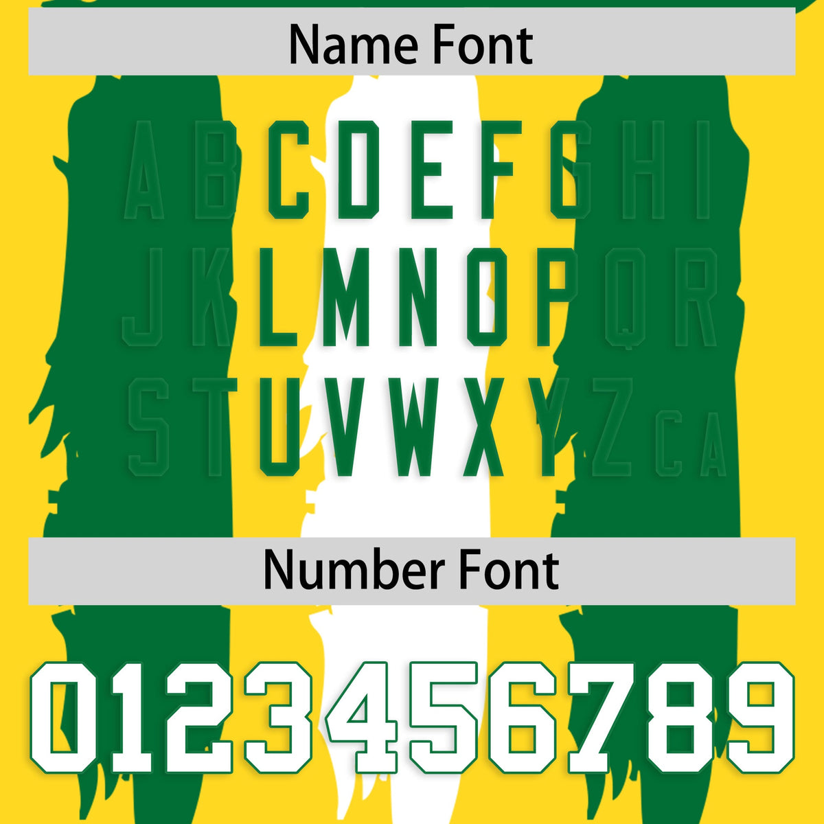 Custom Gold Kelly Green and  Graffiti Pattern Practice American Football Jerseys