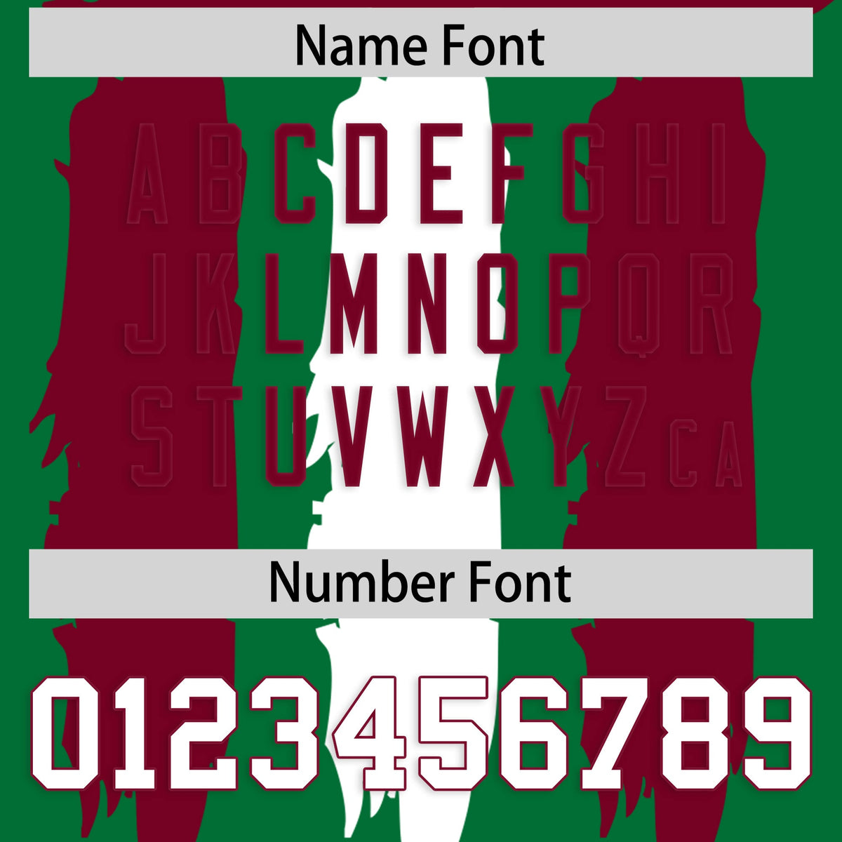 Custom Kelly Green Crimson and White Graffiti Pattern Practice American Football Jerseys