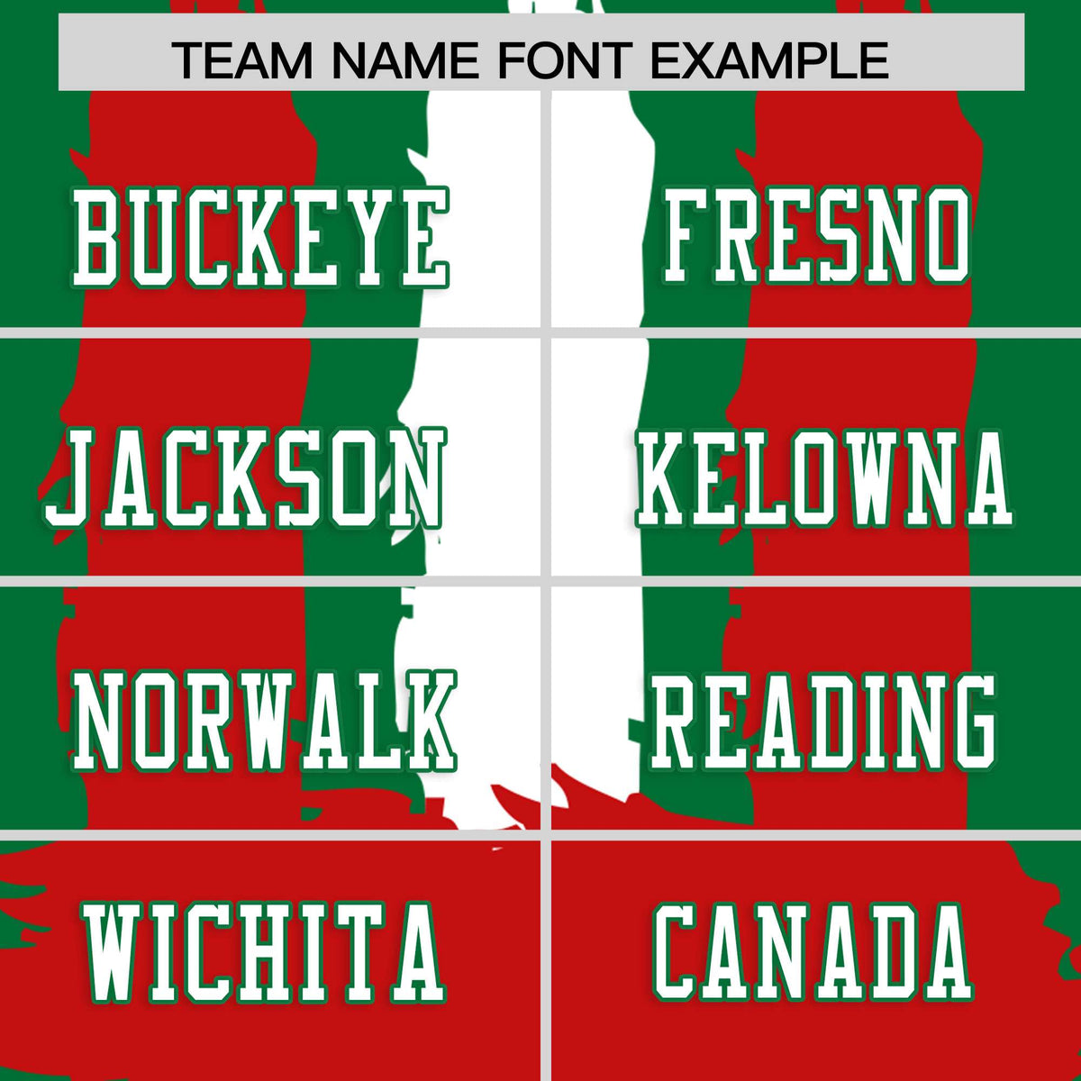 Custom Kelly Green Red and White Graffiti Pattern Practice American Football Jerseys