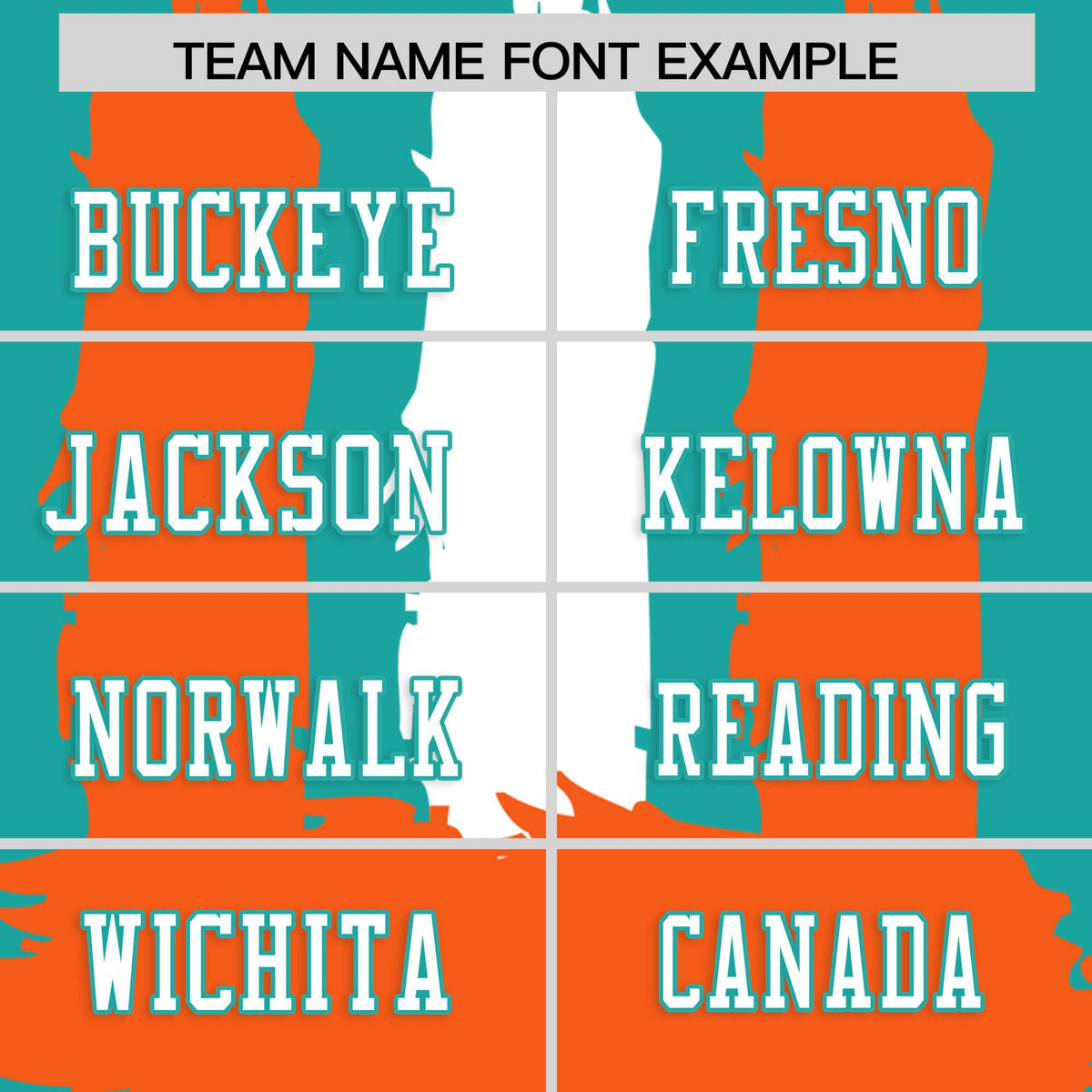 Custom Aqua Orange and White Graffiti Pattern Practice American Football Jerseys