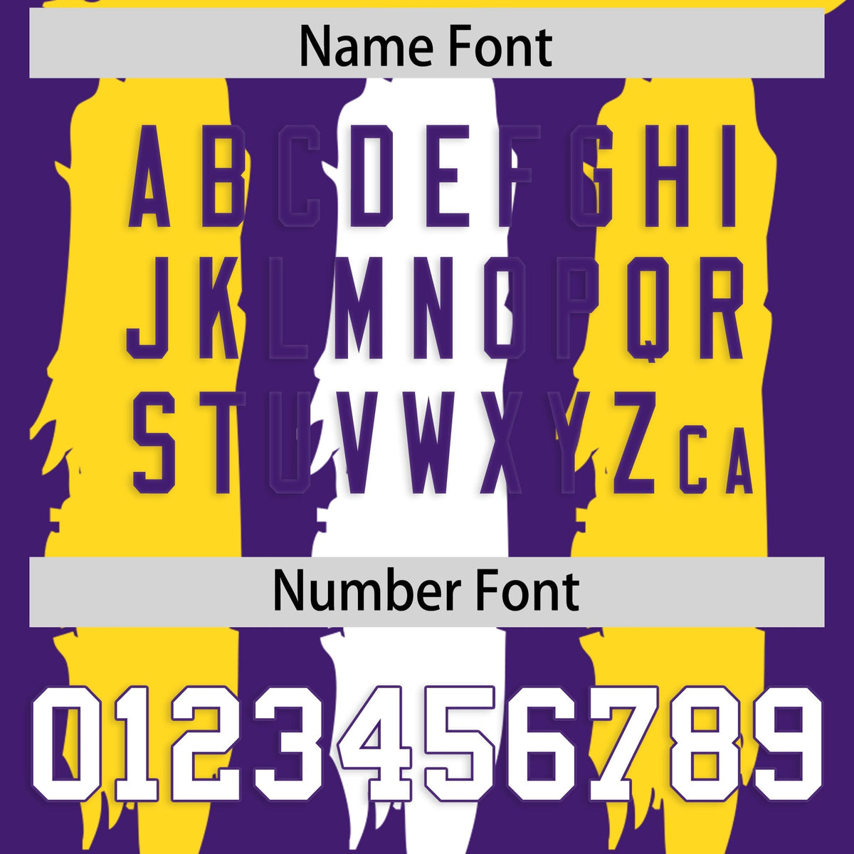 Custom Purple Gold and White Graffiti Pattern Practice American Football Jerseys