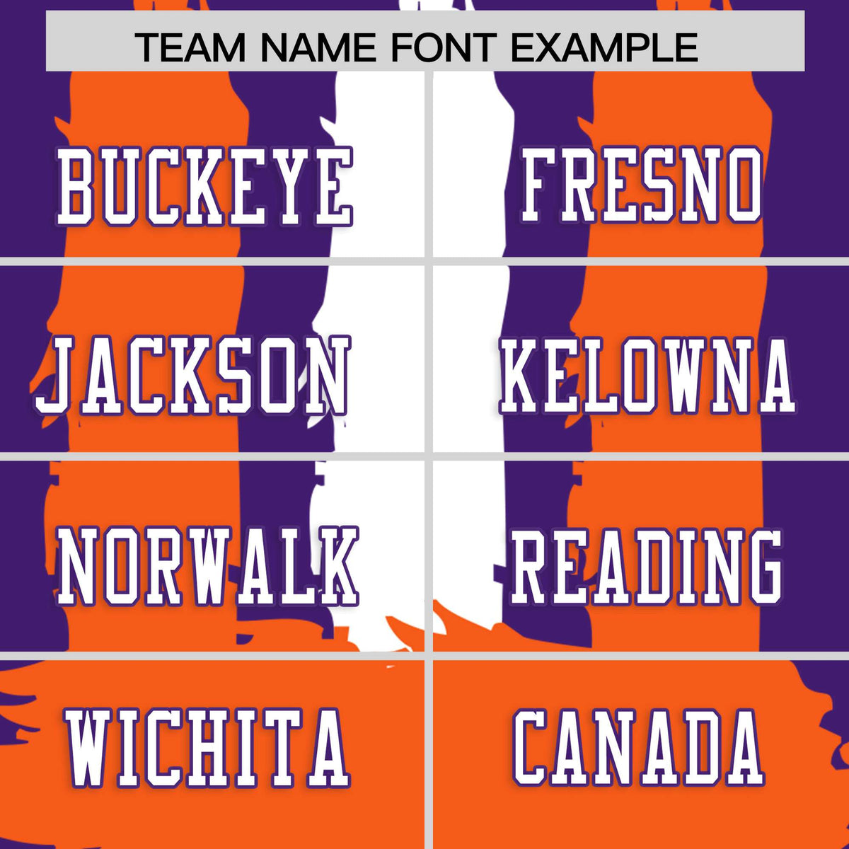 Custom Purple Orange and White Graffiti Pattern Practice American Football Jerseys