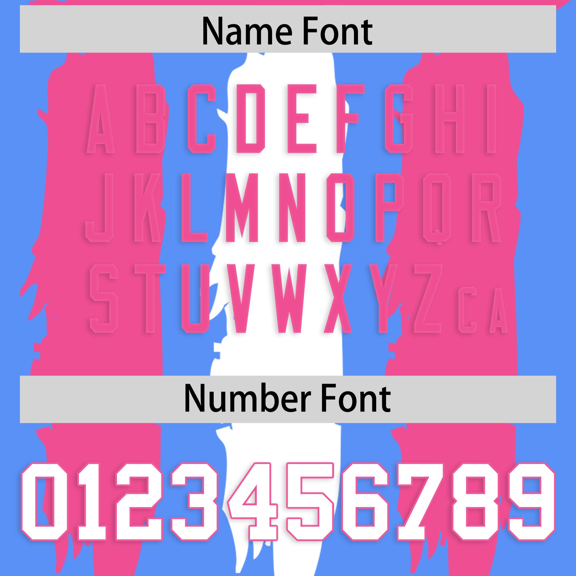 Custom Powder Blue Pink and White Graffiti Pattern Practice American Football Jerseys