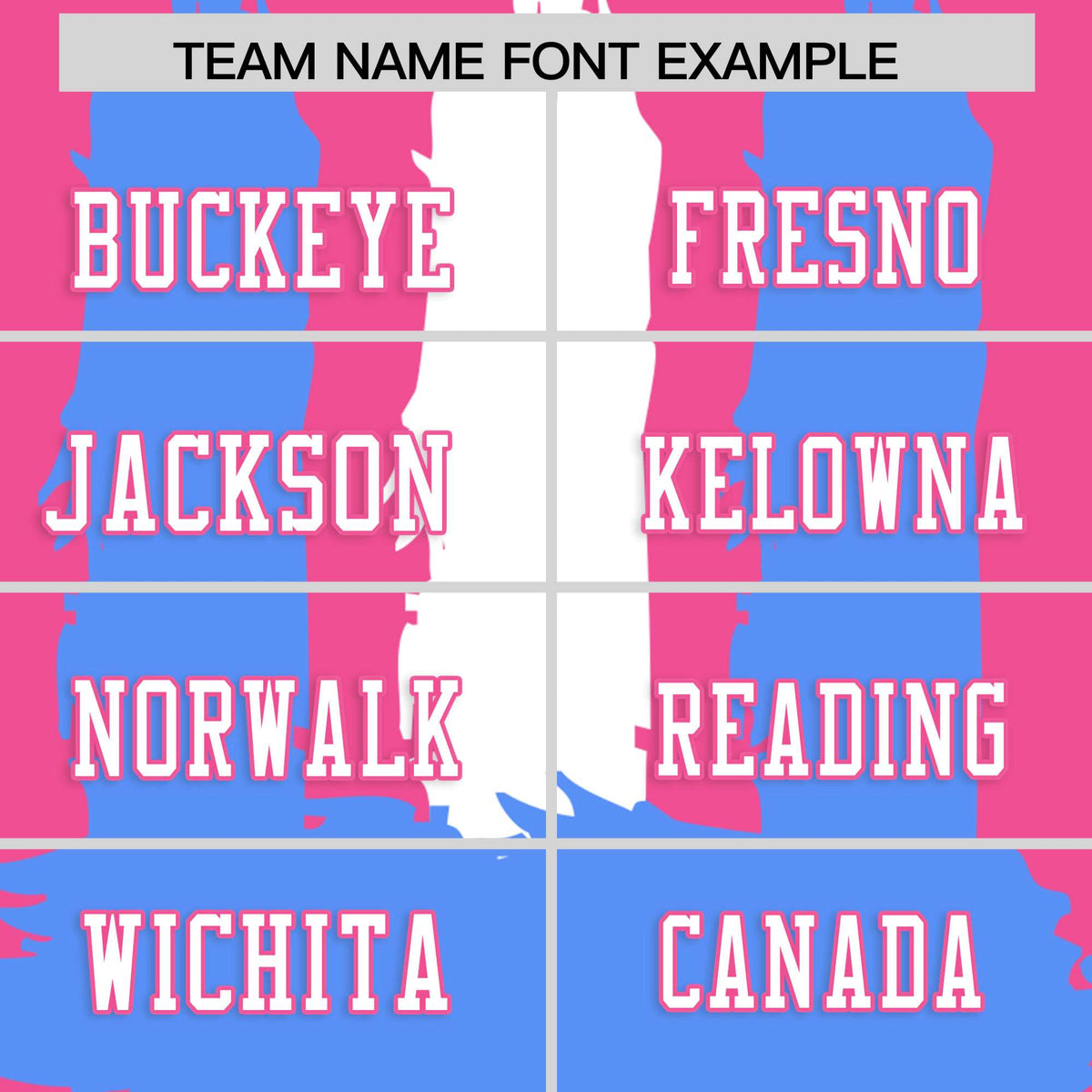 Custom Pink Powder Blue and White Graffiti Pattern Practice American Football Jerseys