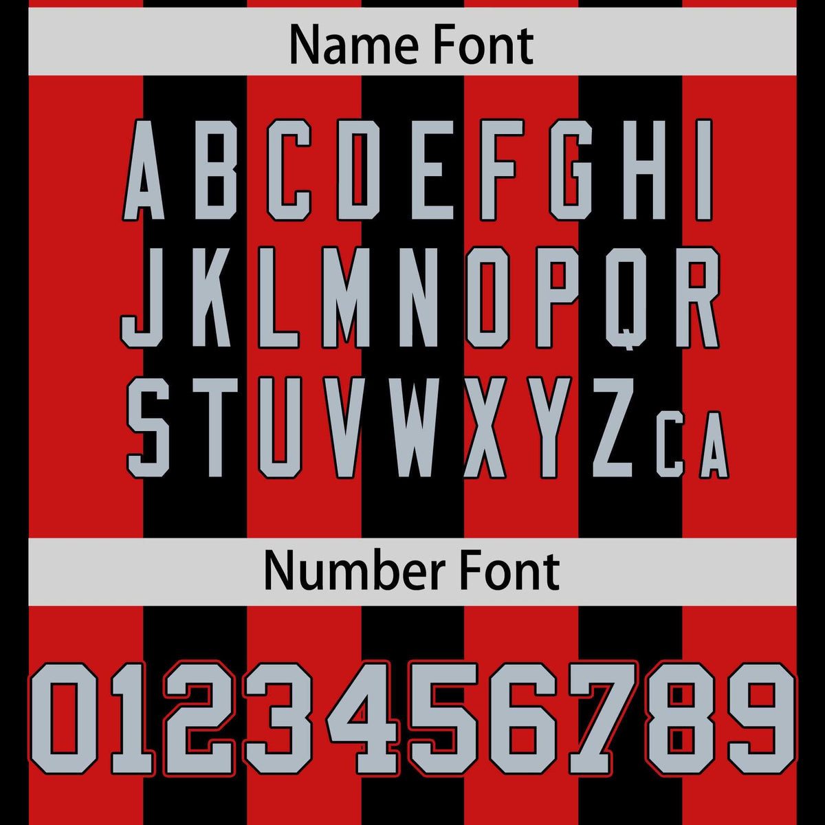 Custom Black Red Personalized Thick Stripe Design Authentic Football Jersey