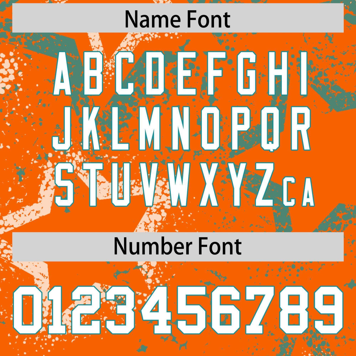 Custom Orange Royal-White Personalized Star Pattern Design Authentic Football Jersey