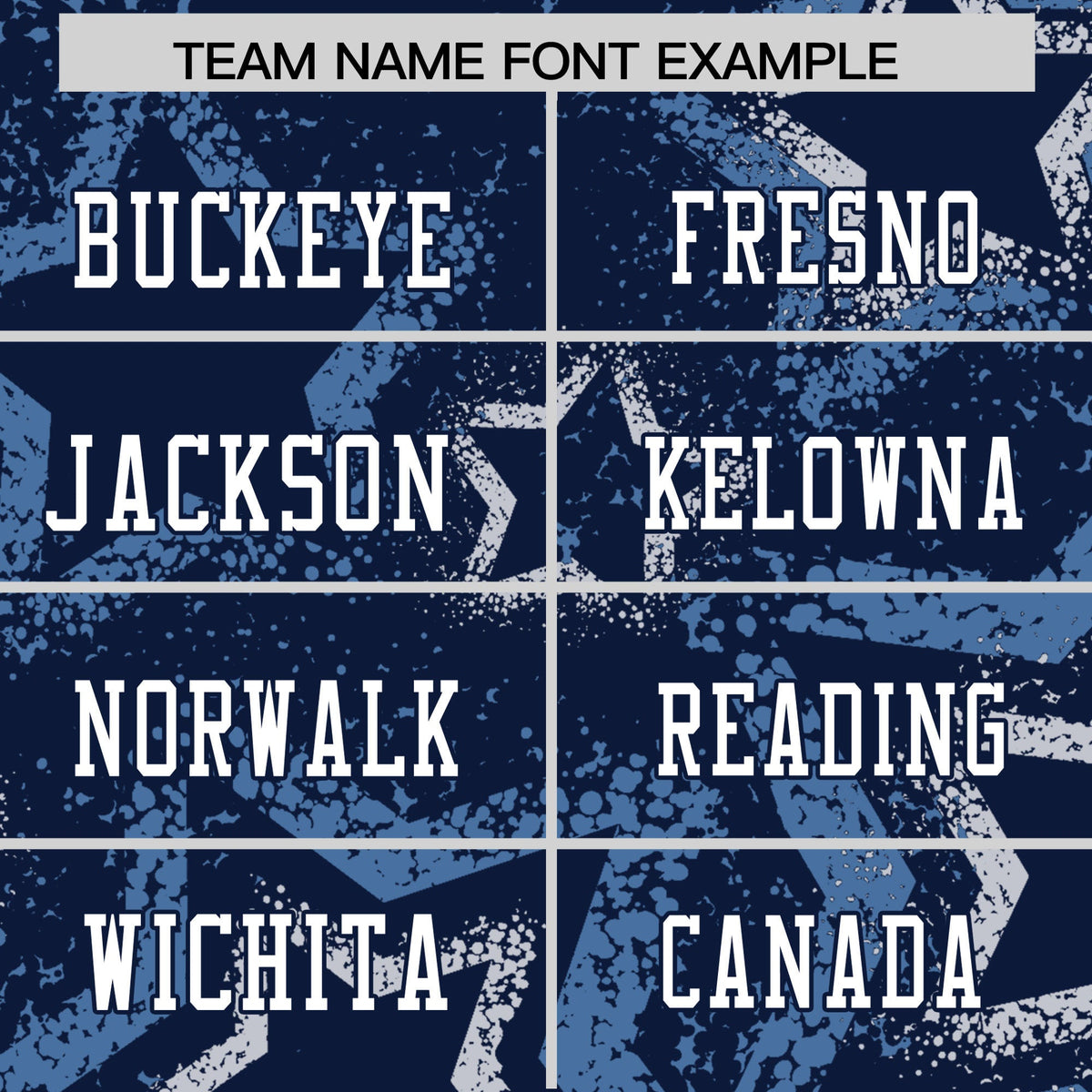 Custom Navy Light Blue-White Personalized Star Graffiti Pattern Authentic Football Jersey