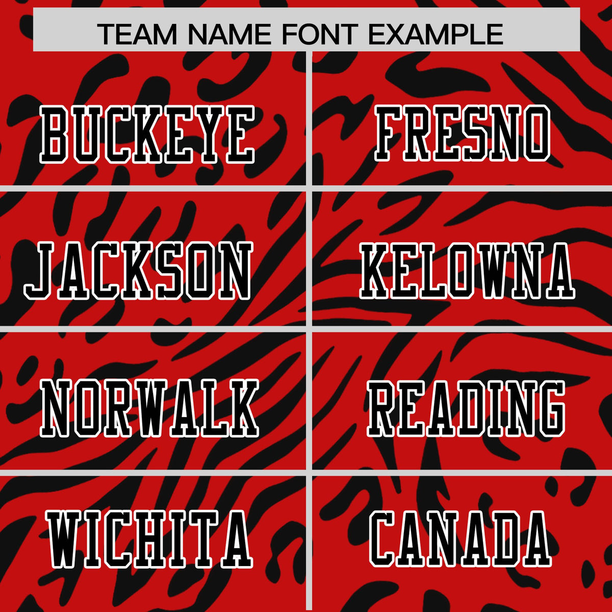 Custom Red Black-White Personalized Zebra Stripes Pattern Authentic Football Jersey