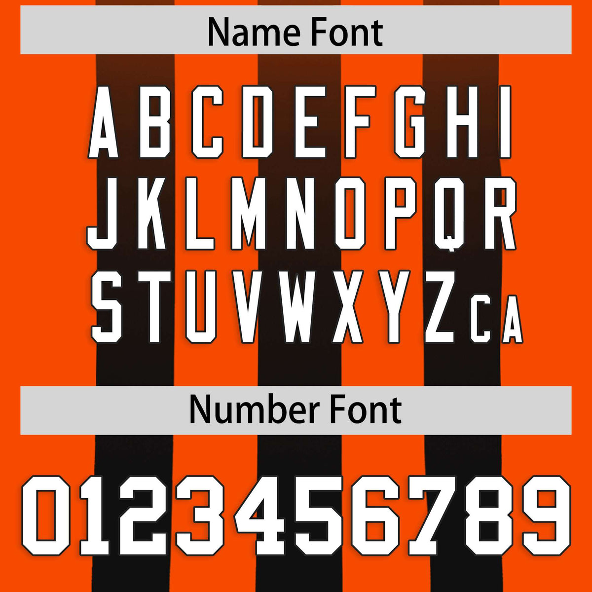 Custom Orange Black Vertical Fine Stripe Gradient Fashion Personalized Team American Football Jersey