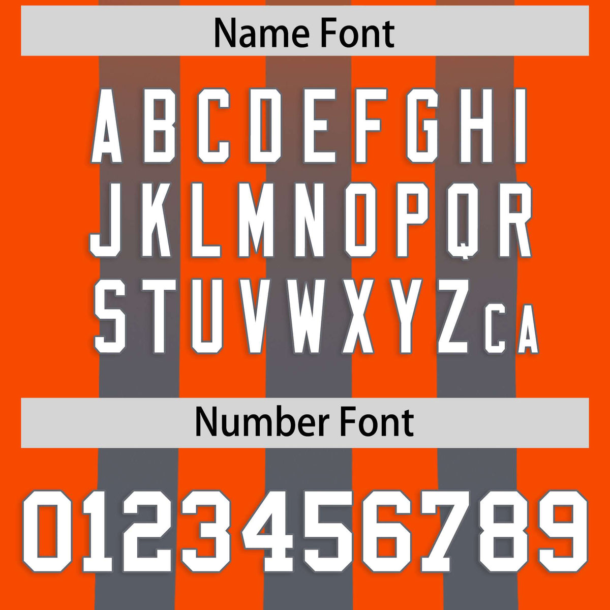 Custom Orange Dark Gray Vertical Fine Stripe Gradient Fashion Personalized Team American Football Jersey