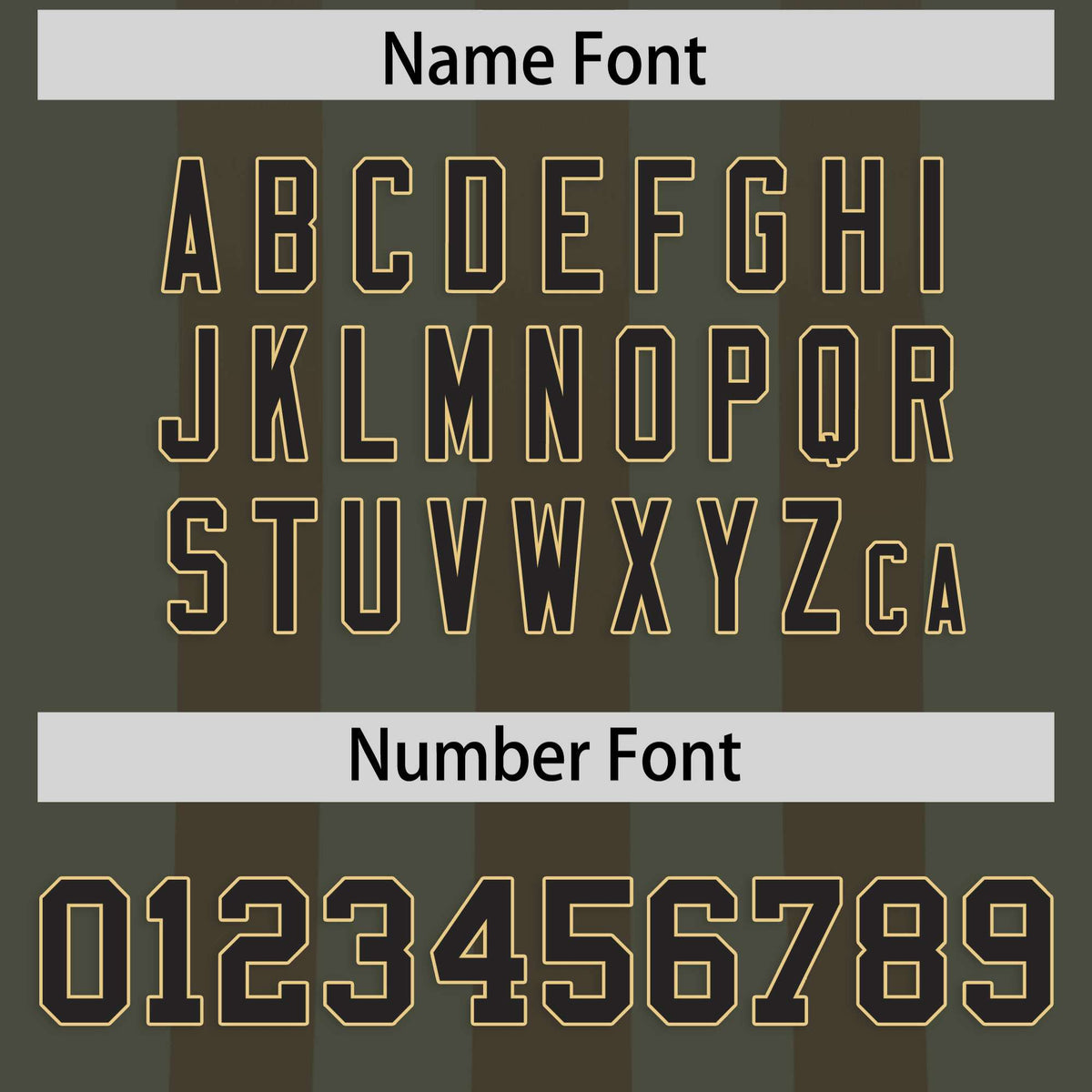 Custom Olive Light Brown Vertical Fine Stripe Gradient Fashion Personalized Team American Football Jersey