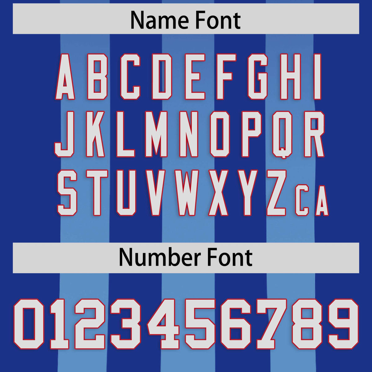 Custom Royal Powder Blue Vertical Fine Stripe Gradient Fashion Personalized Team American Football Jersey