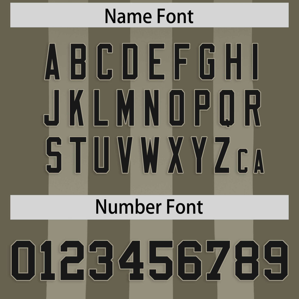 Custom Olive Camel Vertical Fine Stripe Gradient Fashion Personalized Team American Football Jersey