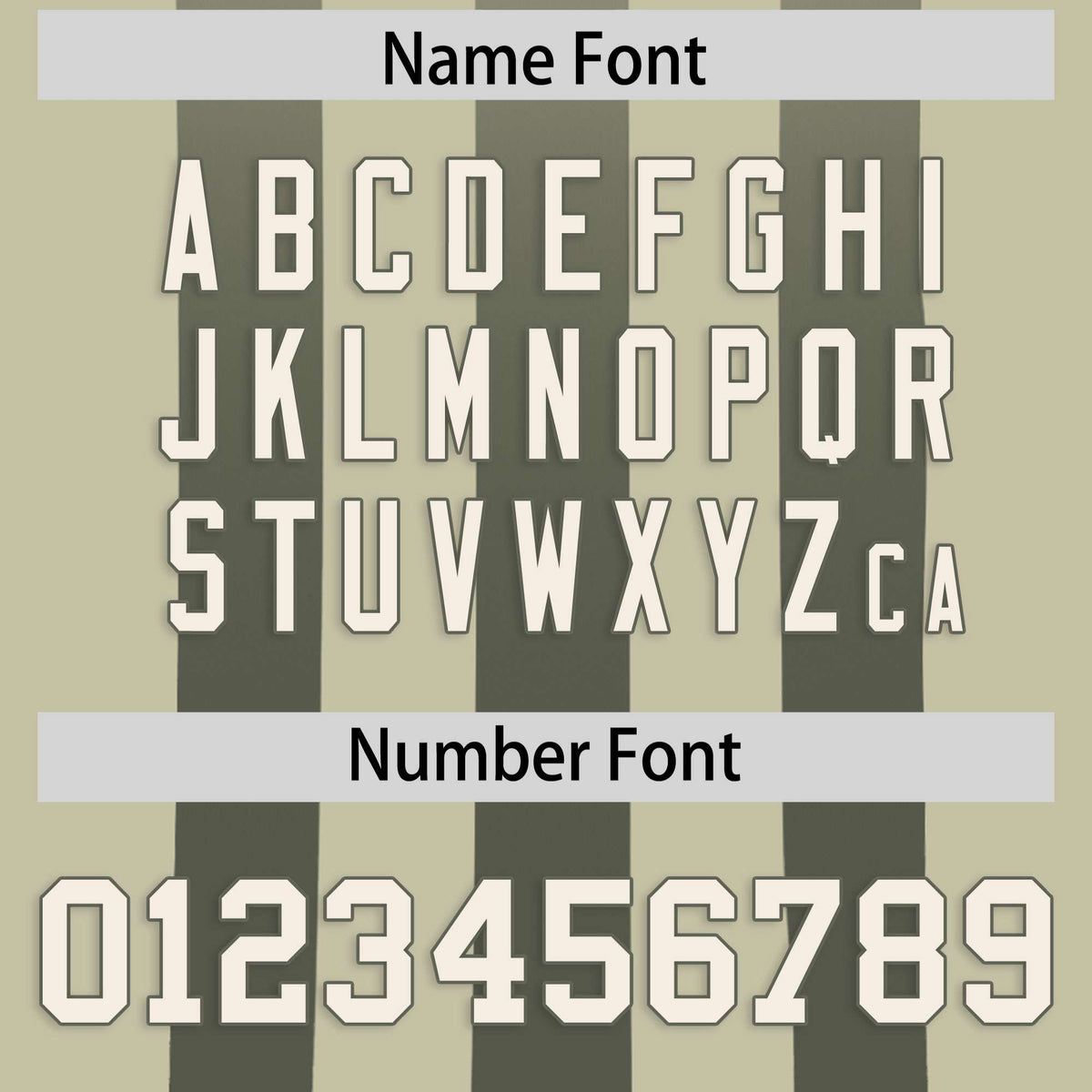 Custom Camel Olive Vertical Fine Stripe Gradient Fashion Personalized Team American Football Jersey