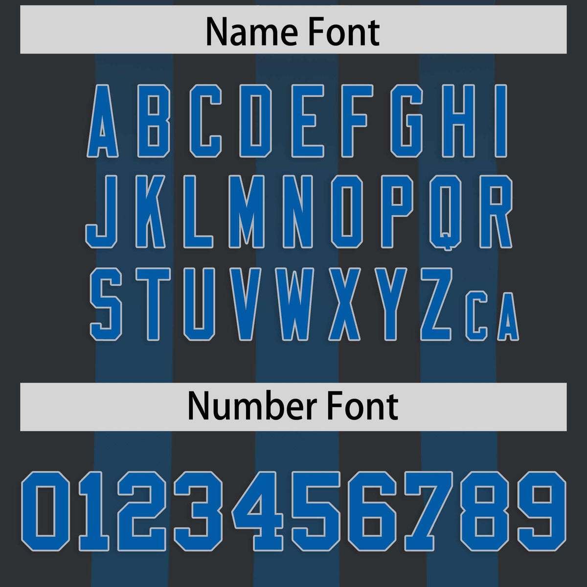 Custom Black Royal Vertical Fine Stripe Gradient Fashion Personalized Team American Football Jersey