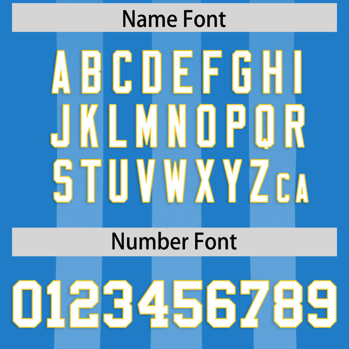 Custom Powder Blue White Vertical Fine Stripe Gradient Fashion Personalized Team American Football Jersey