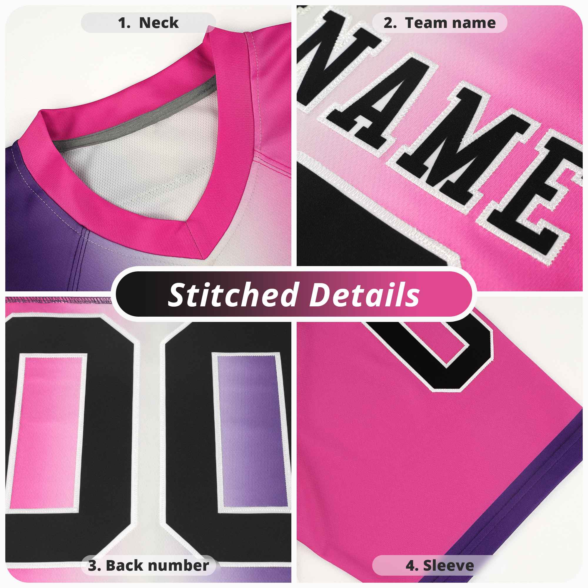 Custom Khaki Dark Gray Vertical Fine Stripe Gradient Fashion Personalized Team American Football Jersey