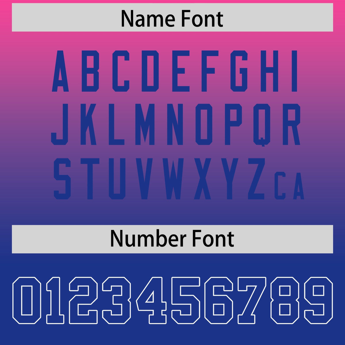 Custom Pink Royal Gradient Personalized Side Pattern Authentic Football Jersey