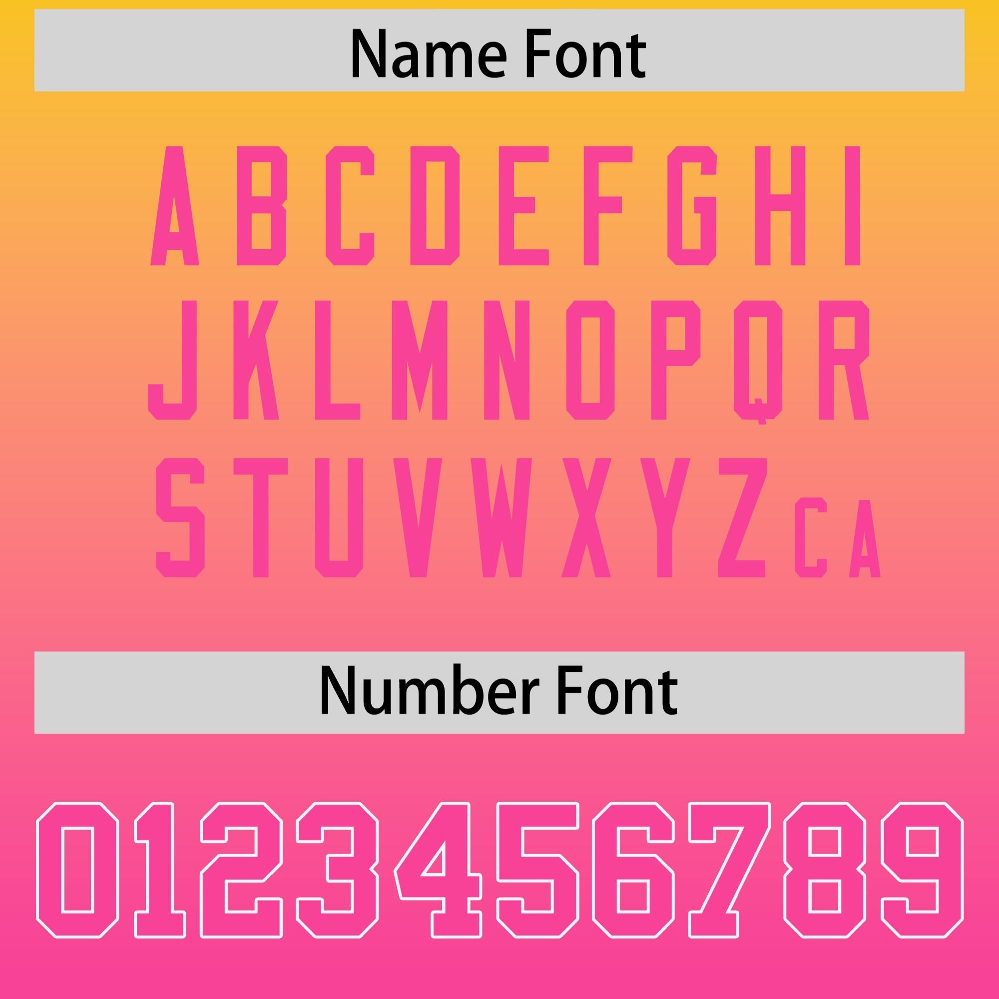 Custom Gold Pink Gradient Personalized Side Pattern Authentic Football Jersey