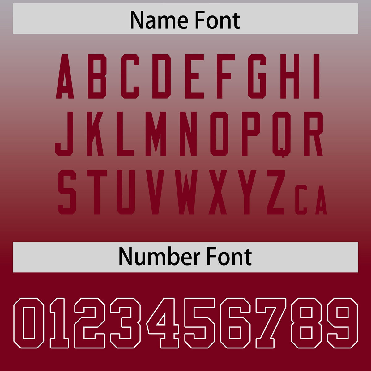 Custom Gray Crimson Gradient Personalized Side Pattern Authentic Football Jersey