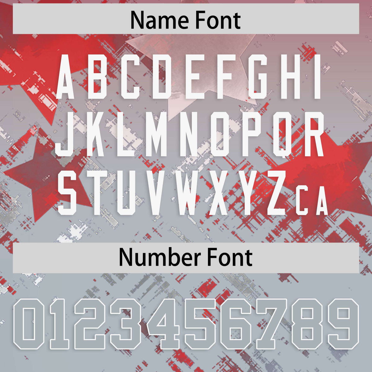 Custom Red Red Personalized Star Gradient Authentic American Football Jersey