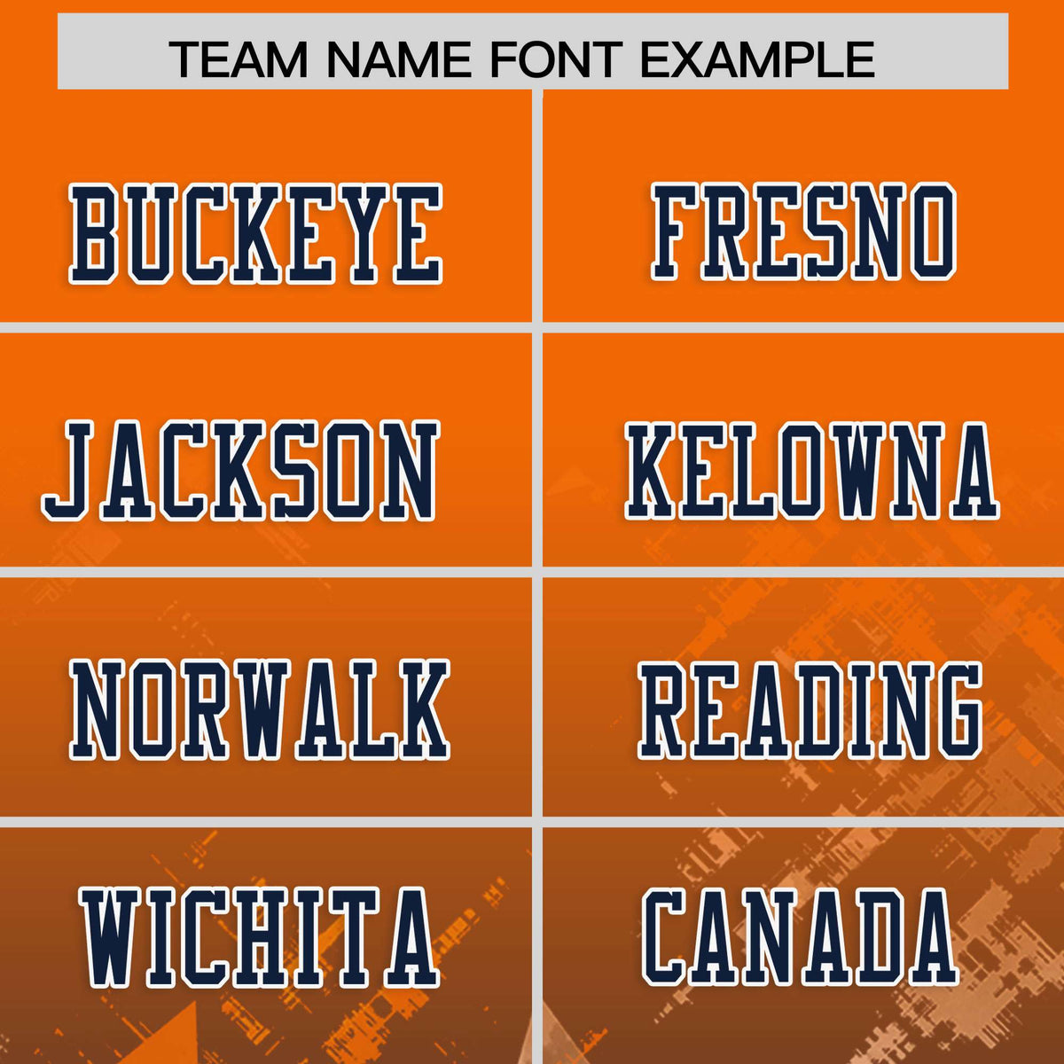 Custom Orange Navy Personalized Star Gradient Authentic American Football Jersey