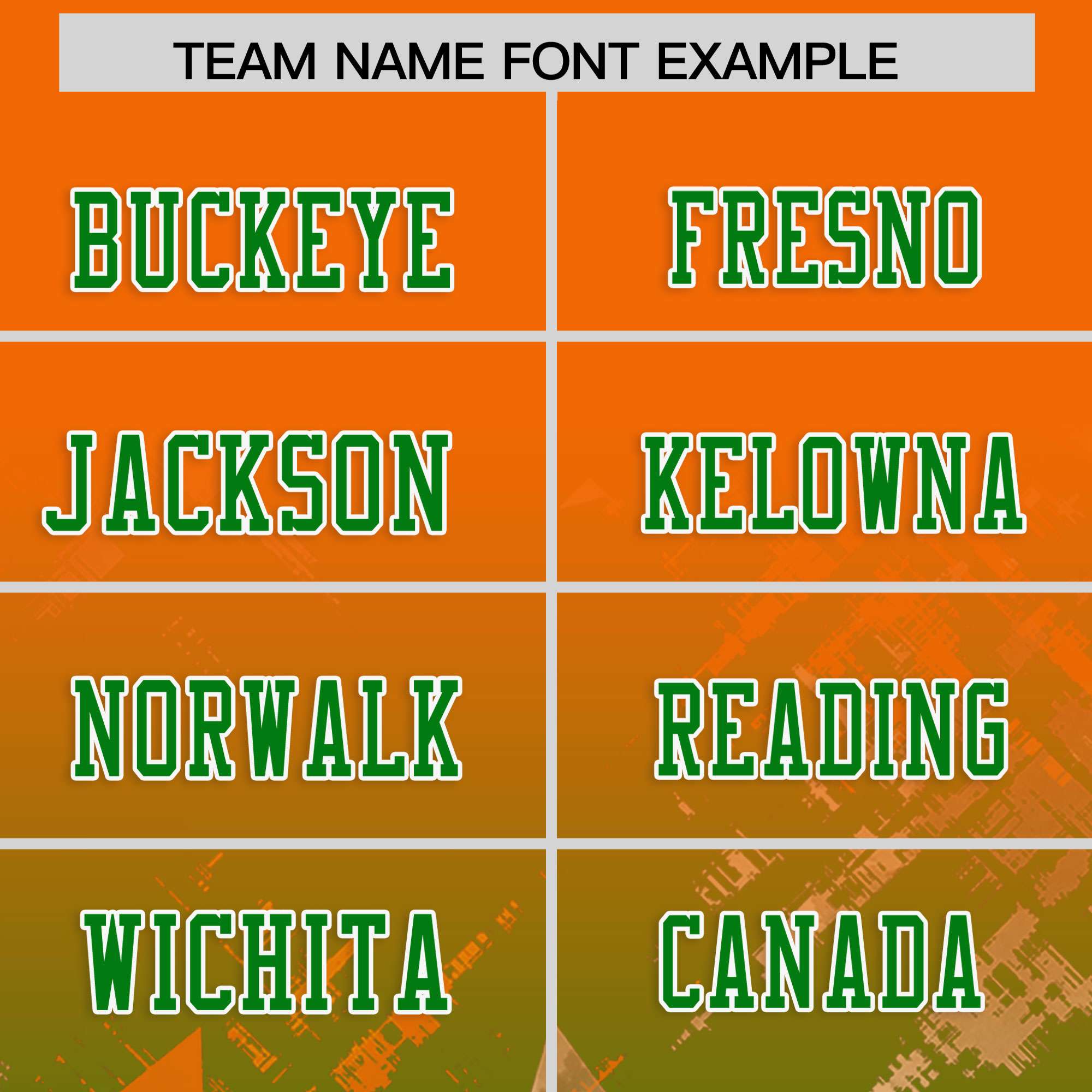 Custom Orange Kelly Green Personalized Star Gradient Authentic American Football Jersey