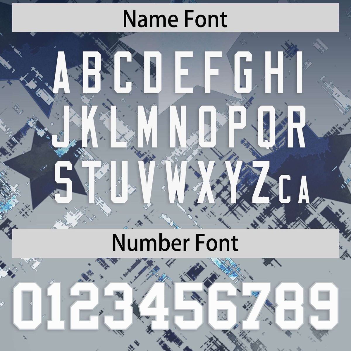 Custom Navy Navy Personalized Star Gradient Authentic American Football Jersey