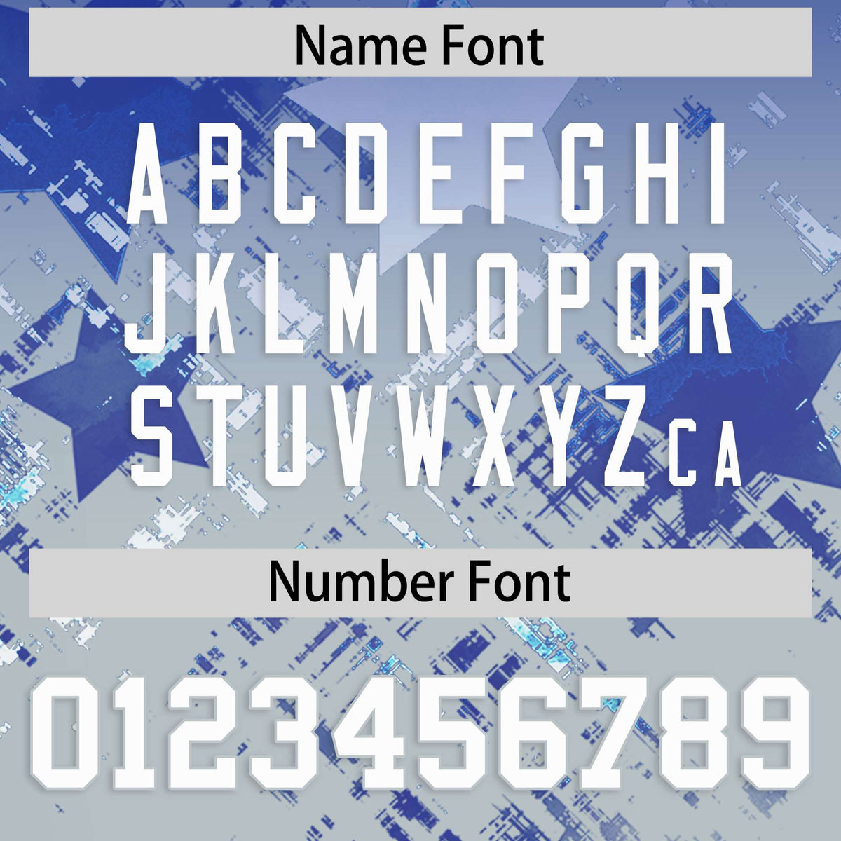 Custom Royal Royal Personalized Star Gradient Authentic American Football Jersey