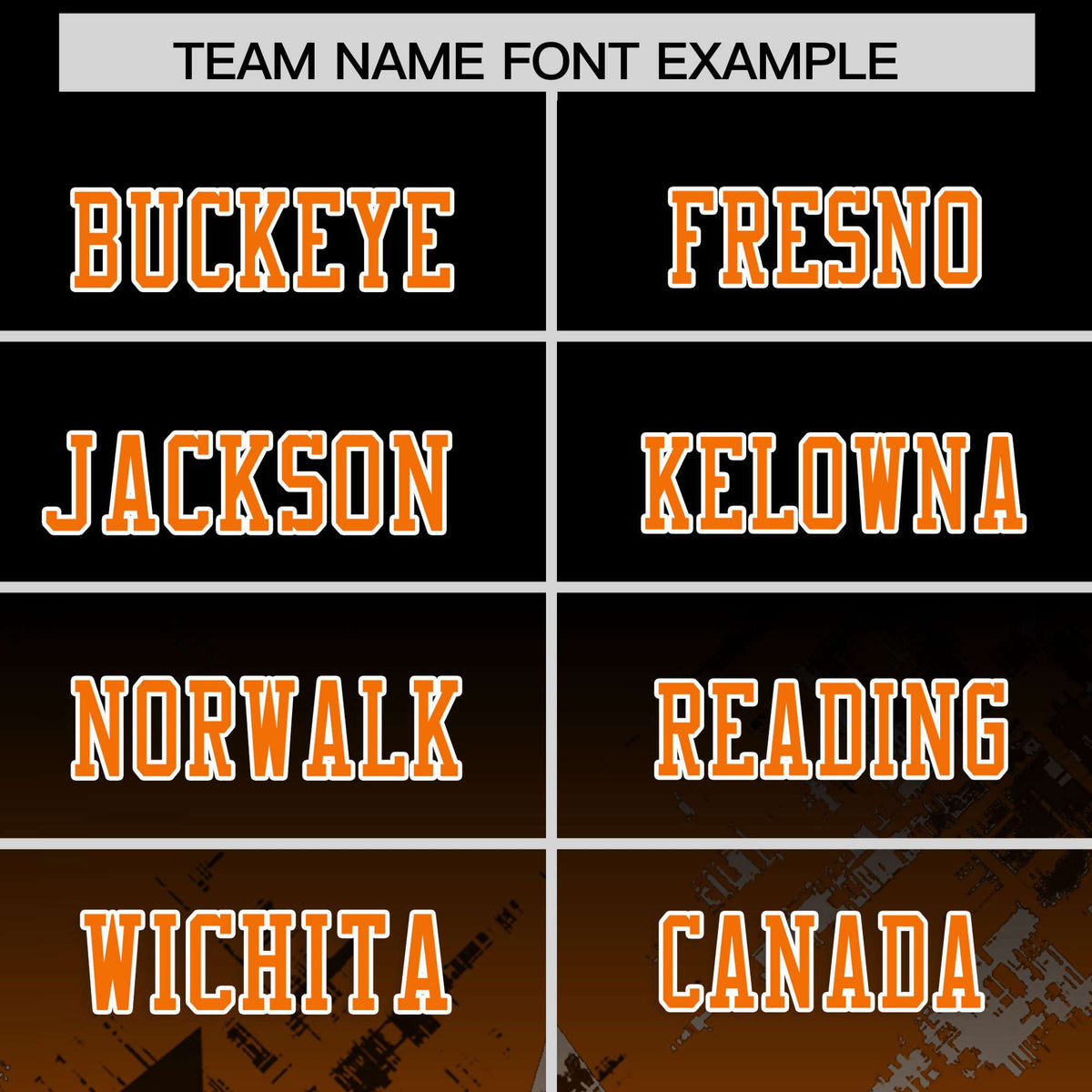 Custom Black Orange Personalized Star Gradient Authentic American Football Jersey