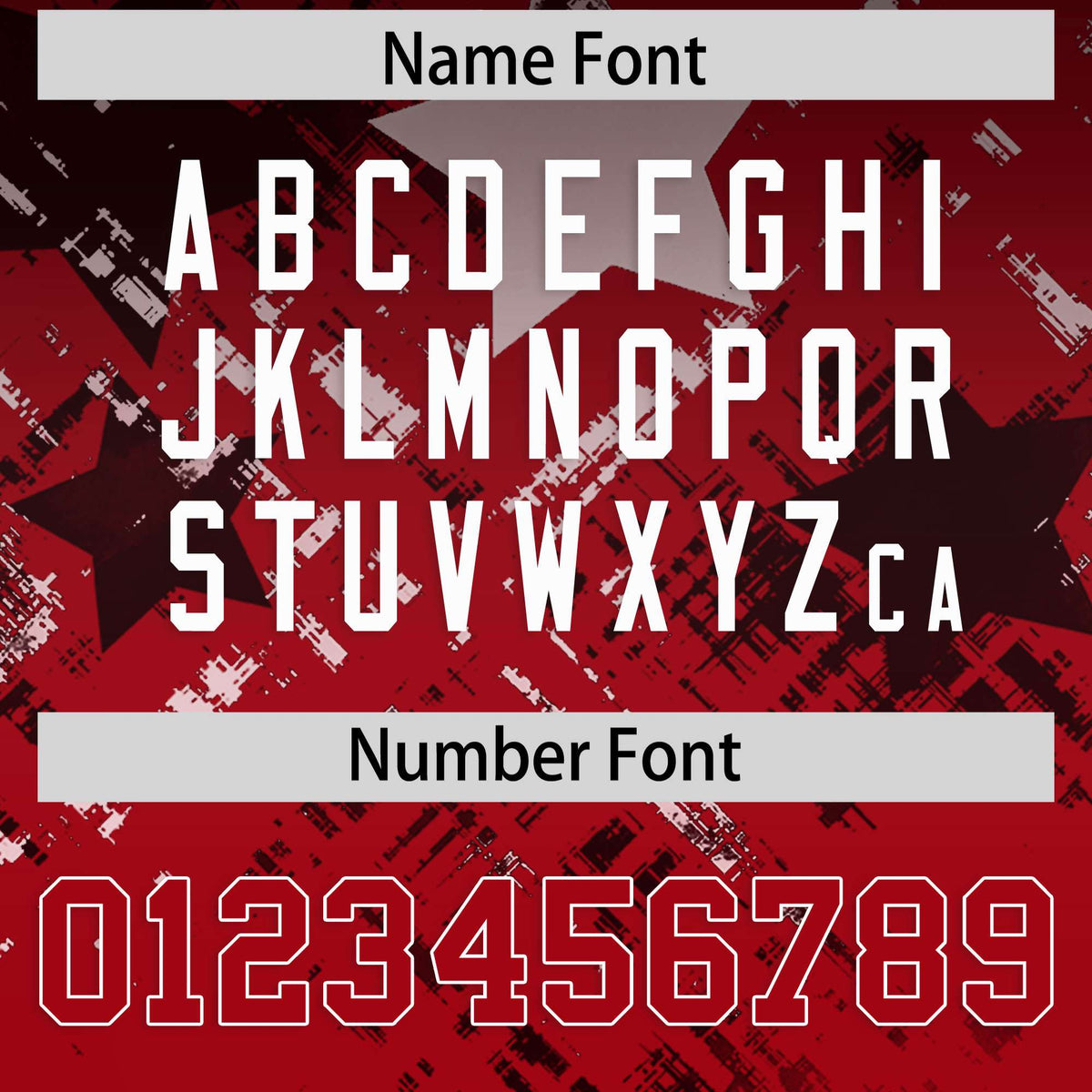 Custom Black Red Personalized Star Gradient Authentic American Football Jersey