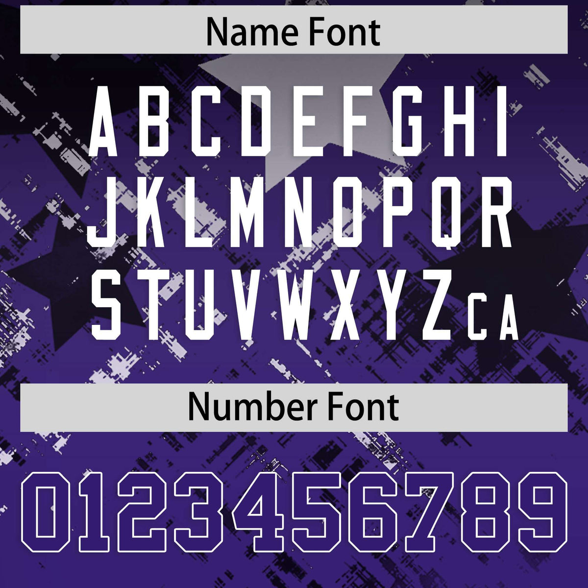 Custom Black Purple Personalized Star Gradient Authentic American Football Jersey