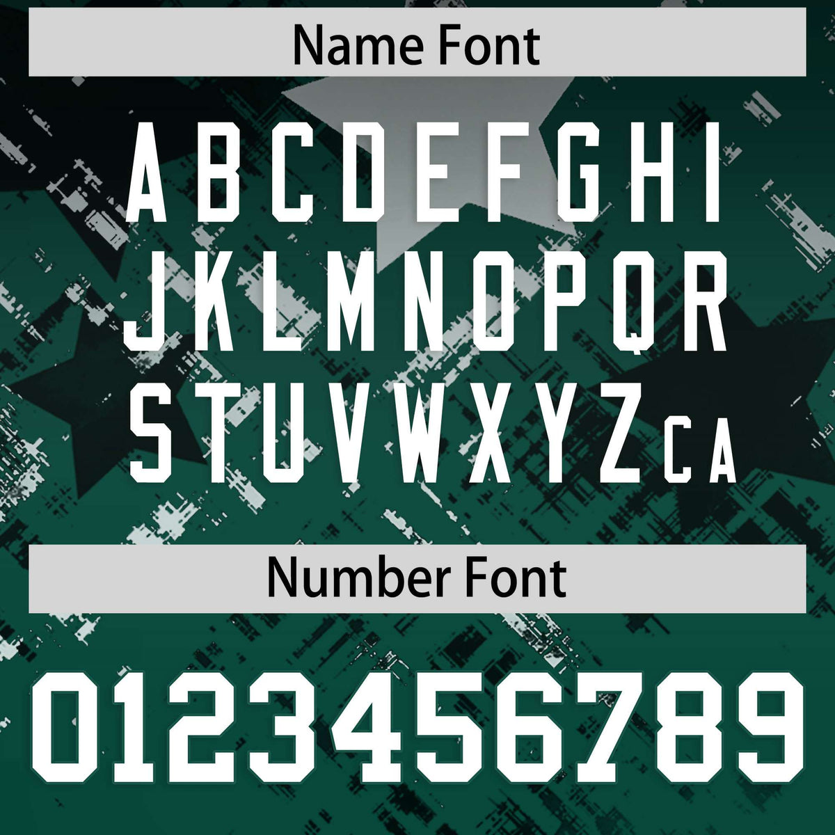 Custom Black Midnight Green Personalized Star Gradient Authentic American Football Jersey