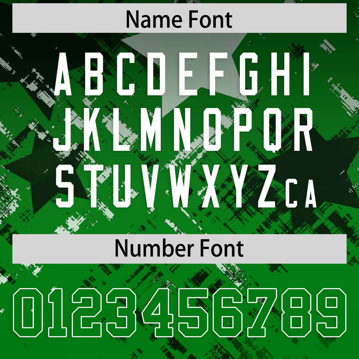 Custom Black Kelly Green Personalized Star Gradient Authentic American Football Jersey