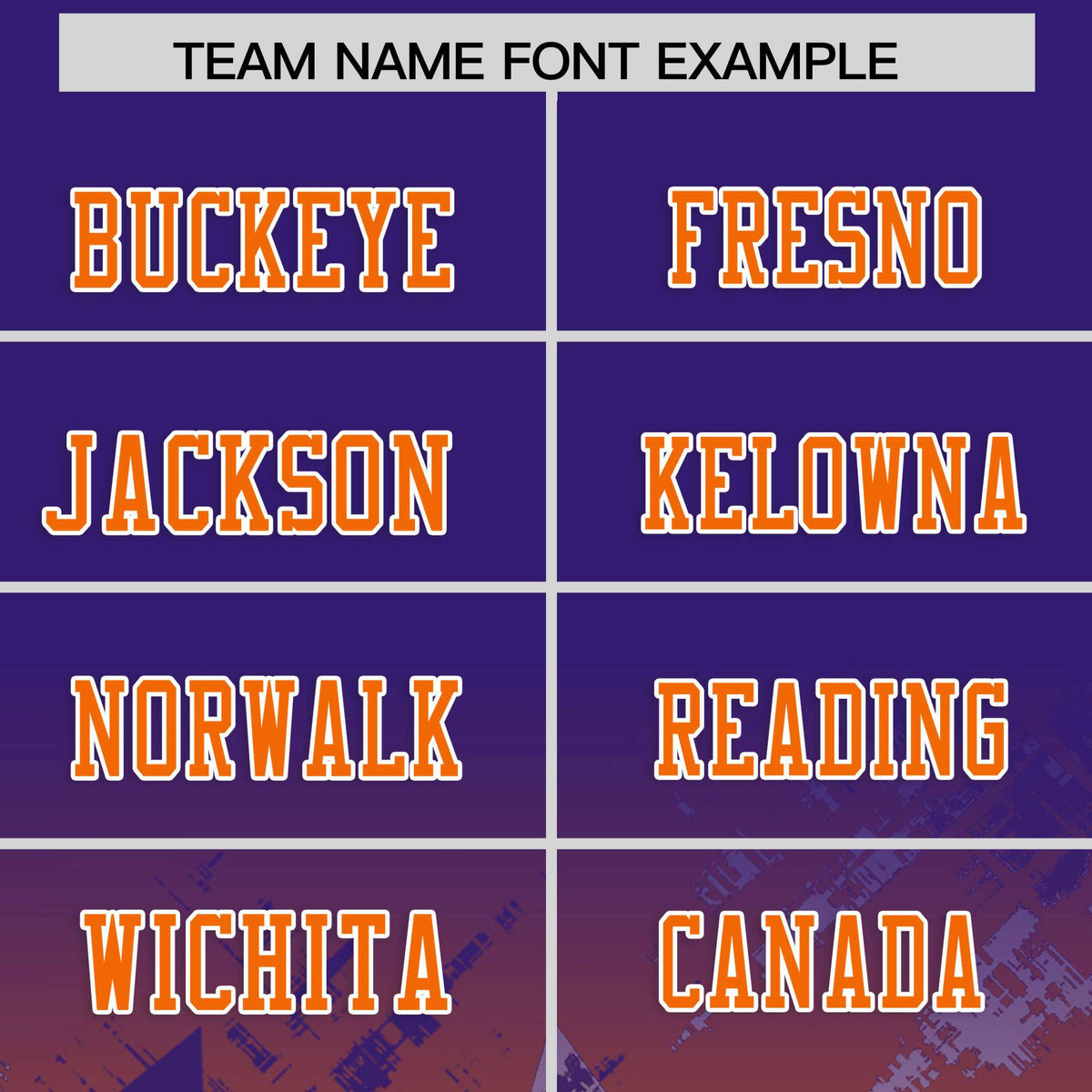 Custom Purple Orange Personalized Star Gradient Authentic American Football Jersey